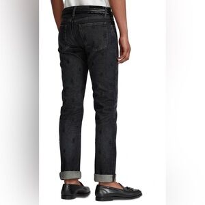 POLO RALPH LAUREN VARICK SLIM STRAIGHT PONY BLACK. NEW WITH TAGS